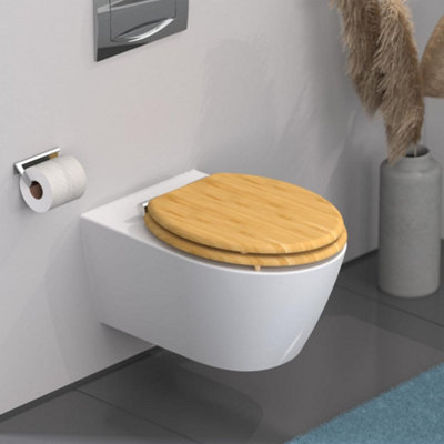 SCHÜTTE Toilet Seat Soft-close NATURAL BAMBOO - 4