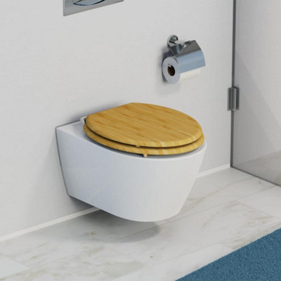 SCHÜTTE Toilet Seat Soft-close NATURAL BAMBOO - 5