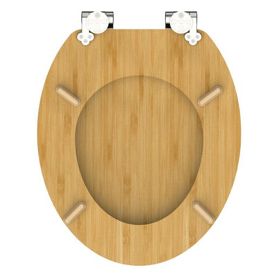 SCHÜTTE Toilet Seat Soft-close NATURAL BAMBOO - 8