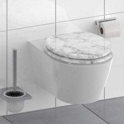 SCHÜTTE Toilet Seat with Soft-Close MARMOR STONE