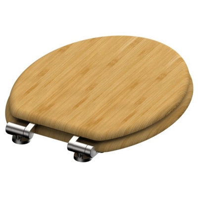 SCHÜTTE Toilet Seat with Soft-Close NATURAL BAMBOO - 4