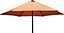 Schallen 2.7m UV50 Sturdy Straight Garden Outdoor Sun Umbrella Parasol- Dark Beige