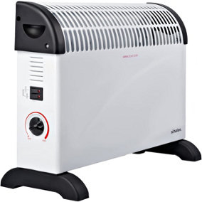 Schallen 2000W Electric Convector Radiator Heater with 3 Heat Settings - White