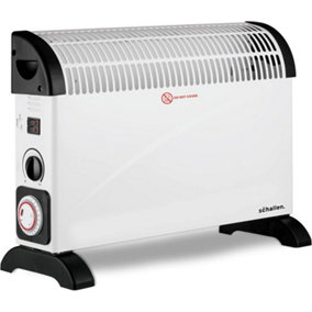 Schallen 2000W Electric Convector Radiator Heater with Built in Timer (White)