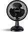 Schallen 6" Small Electric Modern Portable Air Cooling Fan with Tilt Feature for  Desk, Office, Home & Travel Use - Black