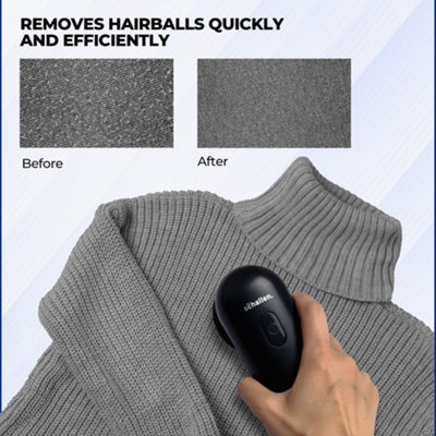 Schallen Lint Remover Handheld Fabric Shaver - Black