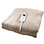 Schallen Luxury Soft Heated Warm Throw Over Blanket with Timer & 10 Heat Settings - Mink