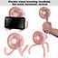 Schallen Rechargeable 4 Way Portable Clip on, Handheld Lightweight Fan for Pram, Car Seat, Desk, Office (Pink)
