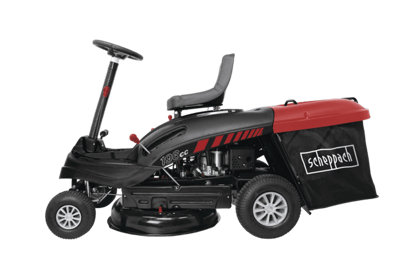 Scheppach 61cm Compact Petrol Ride on Mower 24 inch Cut MR196 DIY at B Q