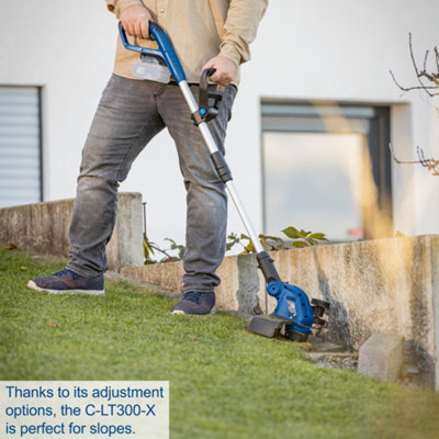 Scheppach C-LT300-X Cordless Grass Trimmer, 20V, 300mm Cut, 2-in-1 ...