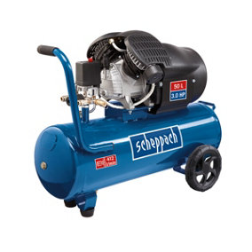 Scheppach HC53DC 2200W x 50 LTR Twin Cylinder Air Compressor