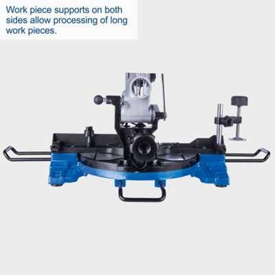 Scheppach HM210L 8" Cross-Cut Mitre Saw, 1500W, 210mm TCT Blade, 120x60mm Cross Cut, 45 Degree Bevel & Laser Guide