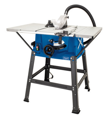 Scheppach HS100S 2000W 10" 250mm Bench Table Saw Legstand Side Extensions & Blade 240v