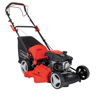 Scheppach MS161-46 Self-Propelled Petrol Lawn Mower, 46cm, Mulching ...