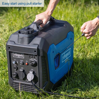 Scheppach SG3500i Inverter Generator, 3000W Rated Power, Quiet ...
