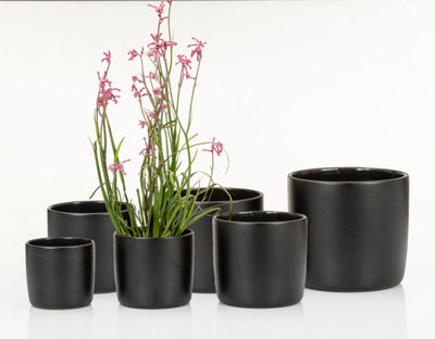 Scheurich 900 Indoor Cover Flower Plant Pot Ebano 18cm