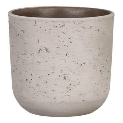 Scheurich 980 Indoor Cover Flower Plant Pot Basalto 18cm