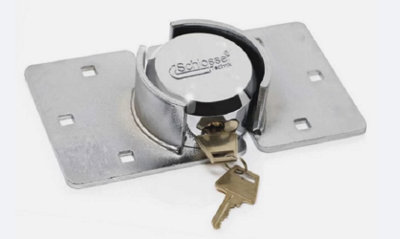 Schlosser Heavy Duty Van Lock Hasp and Barrel Padlock