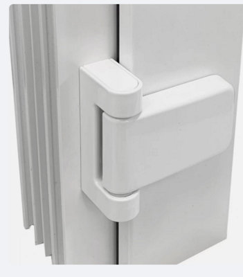 Schlosser Technik Axis Flip Hinge 20mm rebate White