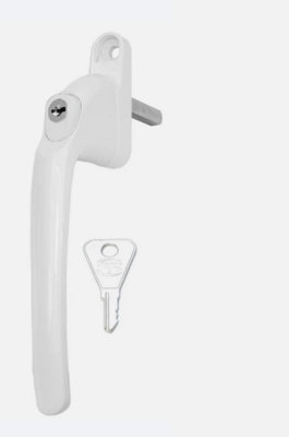 Schlosser Technik Inline Key Locking Espag Window Handles - White ...