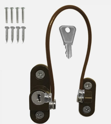 Schlosser Technik Mini Cable Restrictor - BS EN 14351-1:2006 - Brown