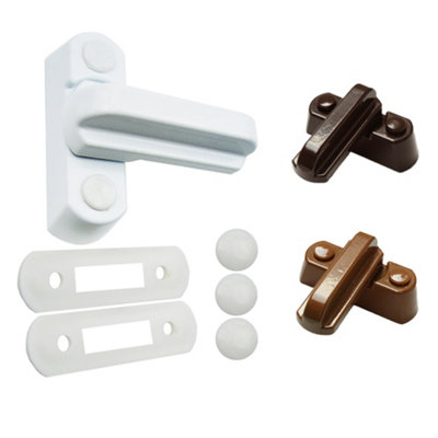 thumbnail image 2 of Burglar Avoider Sash Jammer With Alarm – UPVC Door Stopper/Blocker, White (ASL-04) 2 of 5