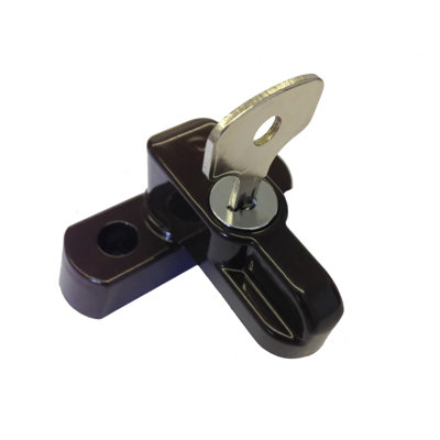 Schlosser Technik Secure Key Locking Sash Blocker - Brown (Pack of 4)
