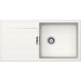 Schock Composite Granite Mono 1.0 Bowl & Drainer Polaris Inset/Undermount Kitchen Sink - MOND100LPO