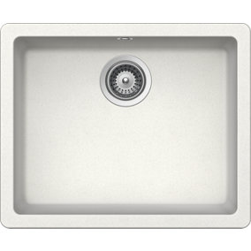 Schock Composite Granite Quadro Single Bowl Alpina Undermount Kitchen Sink - QUAN100AL
