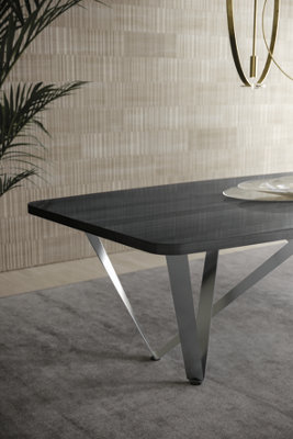 Scirocco fixed table from the Vulcano collection