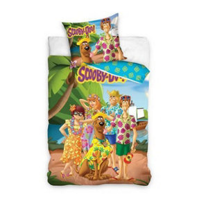 Scooby Doo 100% Cotton Single Duvet Cover and Pillowcase Set - European Size