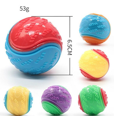 Scooby-Doo Durable Squeaky set of 6 Dog Balls for teeth Cleaning ...