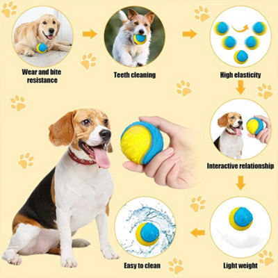 Scooby-Doo Durable Squeaky set of 6 Dog Balls for teeth Cleaning ...