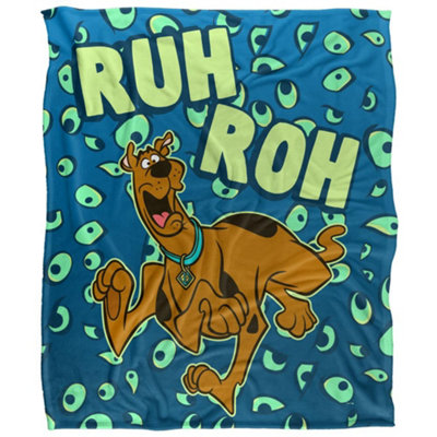 Scooby Doo Ruh Roh Eyes Blanket Multicoloured (One Size)