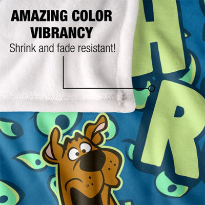 Scooby Doo Ruh Roh Eyes Blanket Multicoloured (One Size)