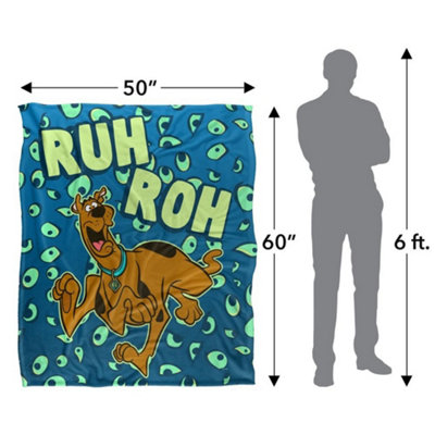 Scooby Doo Ruh Roh Eyes Blanket Multicoloured (One Size)