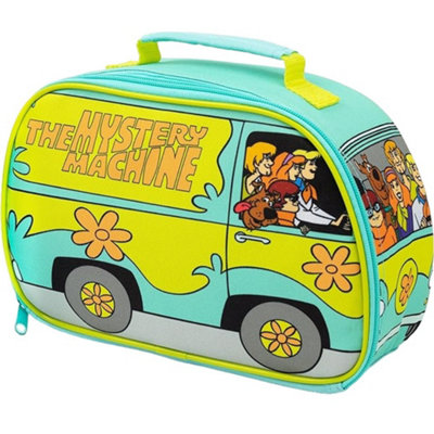 Scooby Doo The Mystery Machine Lunch Bag Set Blue/Yellow (One Size)