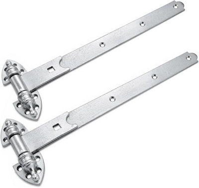Scorpio Hardware Heavy Reversible Gate Hinges 24 Inch Galvanised for ...