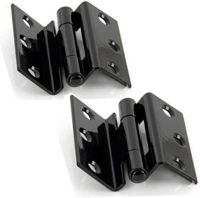 Scorpio Hardware Storm-Proof Shutter Hinge Black 63mm/2.5-Inch Folding ...