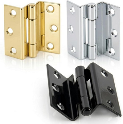 Scorpio Hardware Storm-Proof Shutter Hinge Black 63mm/2.5-Inch Folding ...
