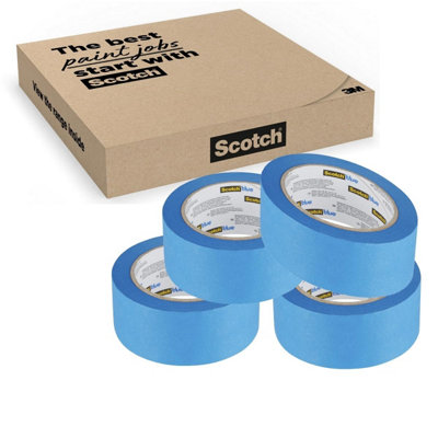 ScotchBlue Multi-Surface Premium Masking Tape, 48 mm x 41 m, 4 Rolls 70% PEFC