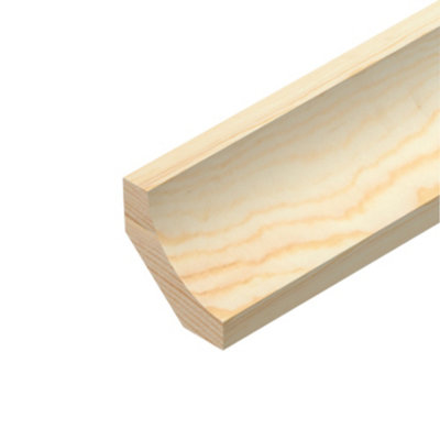 Scotia Bead softwood pine  2.4m (18x18mm) pack of 10