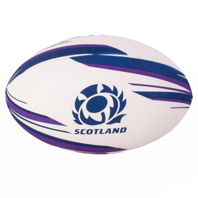 Scotland RU Crest Rugby Ball Multicoloured (5)