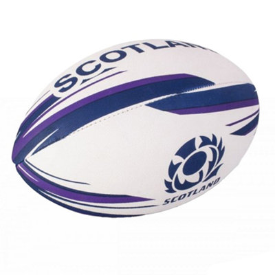 Scotland RU Crest Rugby Ball Multicoloured (5)