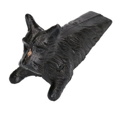 Scottie Scotty Terrier Dog Door Stop Cast Iron Doorstop Wedge Animal House