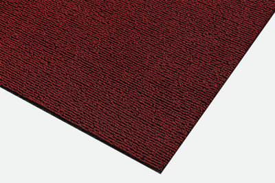 Scraper Entrance Mat 120 x 180cm Red/Black