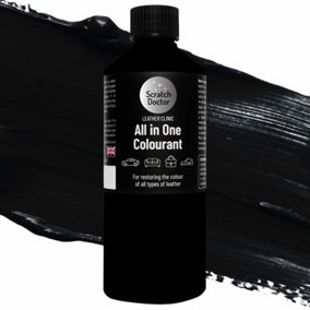 Scratch Doctor All In One Leather Colourant, Leather Dye, Leather Paint 1000ml Black