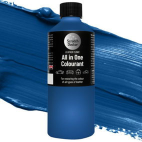 Scratch Doctor All In One Leather Colourant, Leather Dye, Leather Paint 1000ml Blue