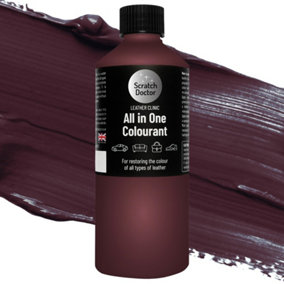 Scratch Doctor All In One Leather Colourant, Leather Dye, Leather Paint 1000ml Bordeaux