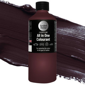 Scratch Doctor All In One Leather Colourant, Leather Dye, Leather Paint 1000ml Burgundy